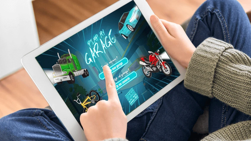 Démonstration de l'application Pimp My Garage